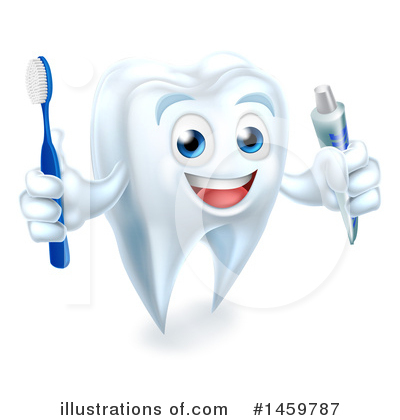 Royalty-Free (RF) Tooth Clipart Illustration by AtStockIllustration - Stock Sample #1459787