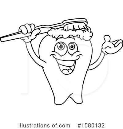 Brushing Teeth Clipart #1580132 by yayayoyo