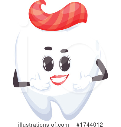 Royalty-Free (RF) Tooth Clipart Illustration by Vector Tradition SM - Stock Sample #1744012