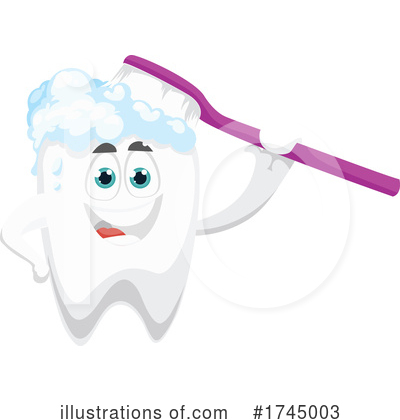 Royalty-Free (RF) Tooth Clipart Illustration by Vector Tradition SM - Stock Sample #1745003