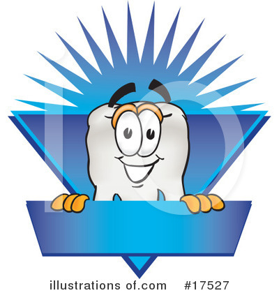 Tooth Character Clipart #17527 by Mascot Junction