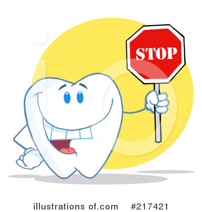 Royalty-Free (RF) Tooth Clipart Illustration by Hit Toon - Stock Sample #217421