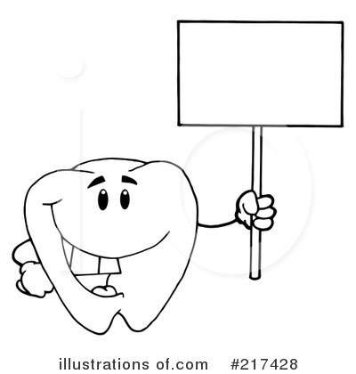 Royalty-Free (RF) Tooth Clipart Illustration by Hit Toon - Stock Sample #217428