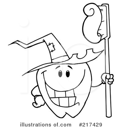 Royalty-Free (RF) Tooth Clipart Illustration by Hit Toon - Stock Sample #217429