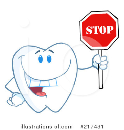Royalty-Free (RF) Tooth Clipart Illustration by Hit Toon - Stock Sample #217431