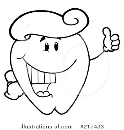 Royalty-Free (RF) Tooth Clipart Illustration by Hit Toon - Stock Sample #217433