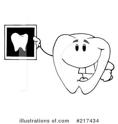 Royalty-Free (RF) Tooth Clipart Illustration by Hit Toon - Stock Sample #217434