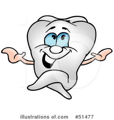 Royalty-Free (RF) Tooth Clipart Illustration by dero - Stock Sample #51477