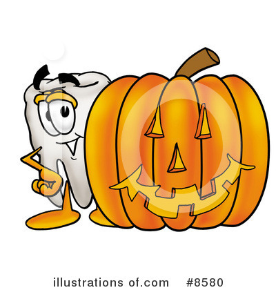Royalty-Free (RF) Tooth Clipart Illustration by Mascot Junction - Stock Sample #8580