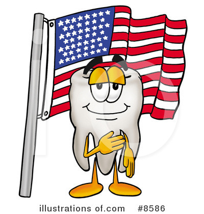 Royalty-Free (RF) Tooth Clipart Illustration by Mascot Junction - Stock Sample #8586