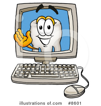 Royalty-Free (RF) Tooth Clipart Illustration by Mascot Junction - Stock Sample #8601
