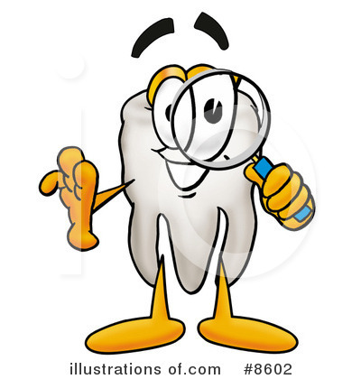 Royalty-Free (RF) Tooth Clipart Illustration by Mascot Junction - Stock Sample #8602