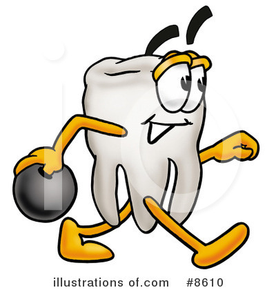 Royalty-Free (RF) Tooth Clipart Illustration by Mascot Junction - Stock Sample #8610