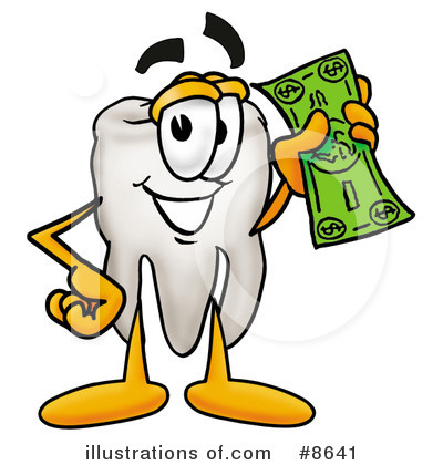 Tooth Character Clipart #8641 by Mascot Junction