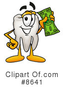 Tooth Clipart #8641 by Mascot Junction