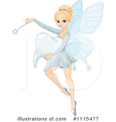 Royalty-Free (RF) Tooth Fairy Clipart Illustration by Pushkin - Stock Sample #1115477
