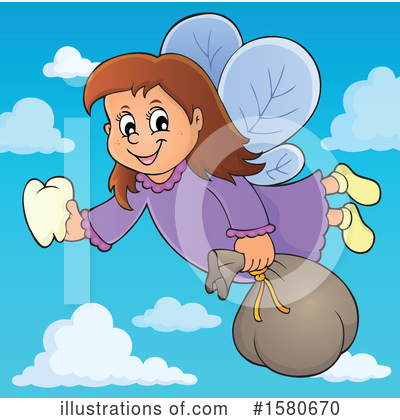 Royalty-Free (RF) Tooth Fairy Clipart Illustration by visekart - Stock Sample #1580670