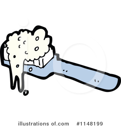 Royalty-Free (RF) Toothbrush Clipart Illustration by lineartestpilot - Stock Sample #1148199