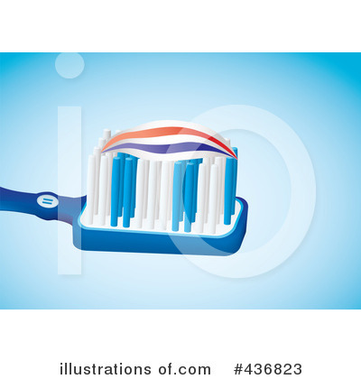 Royalty-Free (RF) Toothbrush Clipart Illustration by michaeltravers - Stock Sample #436823