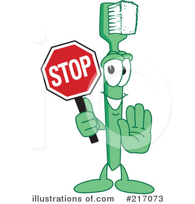 Toothbrush Mascot Clipart #217073 by Mascot Junction