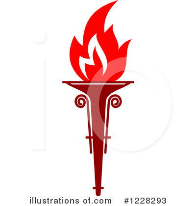 Royalty-Free (RF) Torch Clipart Illustration by Vector Tradition SM - Stock Sample #1228293