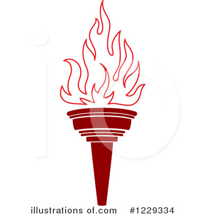 Royalty-Free (RF) Torch Clipart Illustration by Vector Tradition SM - Stock Sample #1229334