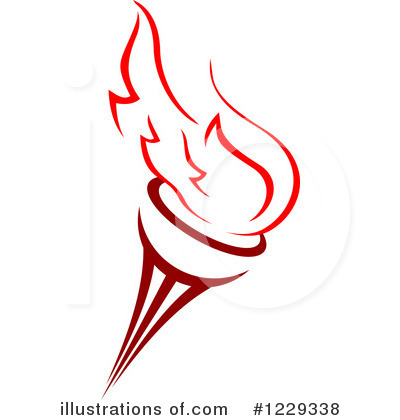 Royalty-Free (RF) Torch Clipart Illustration by Vector Tradition SM - Stock Sample #1229338