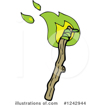 Royalty-Free (RF) Torch Clipart Illustration by lineartestpilot - Stock Sample #1242944