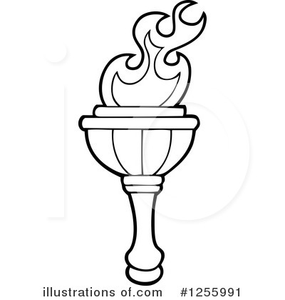 Royalty-Free (RF) Torch Clipart Illustration by visekart - Stock Sample #1255991