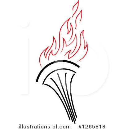 Royalty-Free (RF) Torch Clipart Illustration by Vector Tradition SM - Stock Sample #1265818