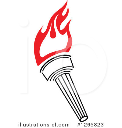 Royalty-Free (RF) Torch Clipart Illustration by Vector Tradition SM - Stock Sample #1265823