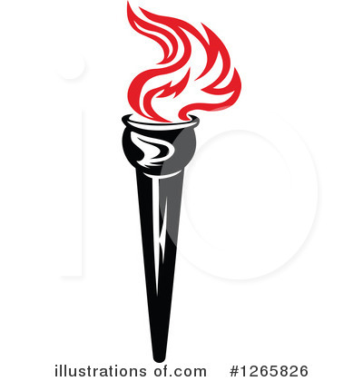Royalty-Free (RF) Torch Clipart Illustration by Vector Tradition SM - Stock Sample #1265826