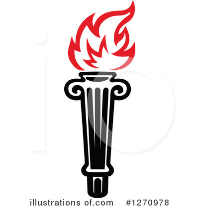 Royalty-Free (RF) Torch Clipart Illustration by Vector Tradition SM - Stock Sample #1270978