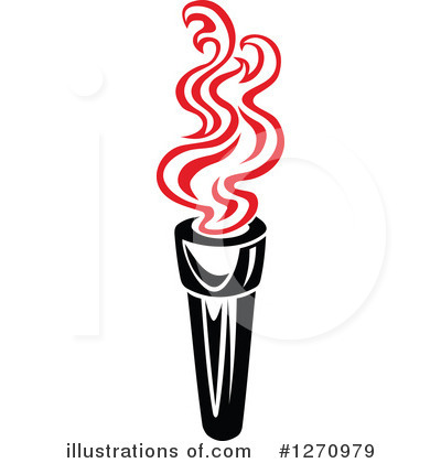 Royalty-Free (RF) Torch Clipart Illustration by Vector Tradition SM - Stock Sample #1270979