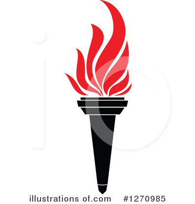 Royalty-Free (RF) Torch Clipart Illustration by Vector Tradition SM - Stock Sample #1270985