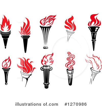 Royalty-Free (RF) Torch Clipart Illustration by Vector Tradition SM - Stock Sample #1270986