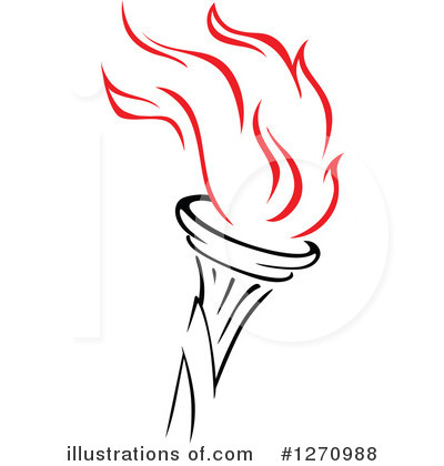 Royalty-Free (RF) Torch Clipart Illustration by Vector Tradition SM - Stock Sample #1270988