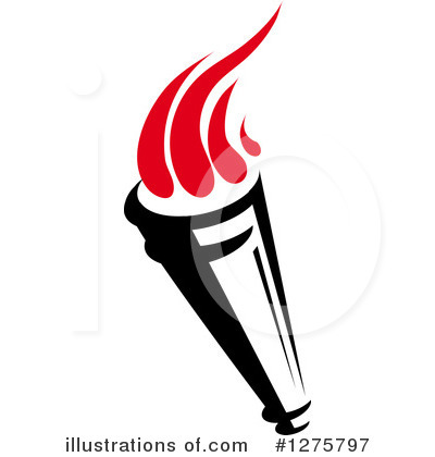 Royalty-Free (RF) Torch Clipart Illustration by Vector Tradition SM - Stock Sample #1275797