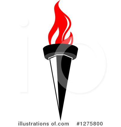 Royalty-Free (RF) Torch Clipart Illustration by Vector Tradition SM - Stock Sample #1275800