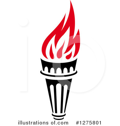 Royalty-Free (RF) Torch Clipart Illustration by Vector Tradition SM - Stock Sample #1275801