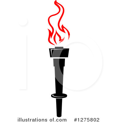 Royalty-Free (RF) Torch Clipart Illustration by Vector Tradition SM - Stock Sample #1275802