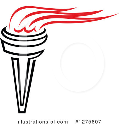 Royalty-Free (RF) Torch Clipart Illustration by Vector Tradition SM - Stock Sample #1275807