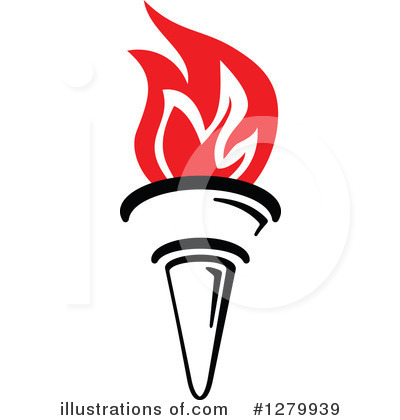 Royalty-Free (RF) Torch Clipart Illustration by Vector Tradition SM - Stock Sample #1279939