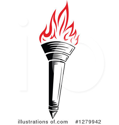 Royalty-Free (RF) Torch Clipart Illustration by Vector Tradition SM - Stock Sample #1279942