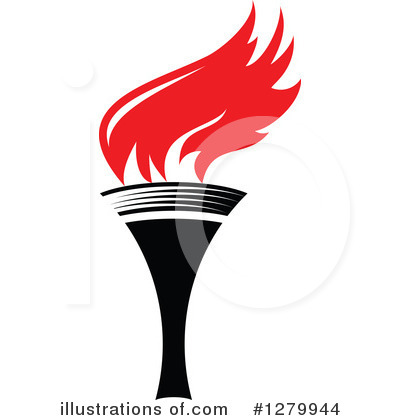 Royalty-Free (RF) Torch Clipart Illustration by Vector Tradition SM - Stock Sample #1279944