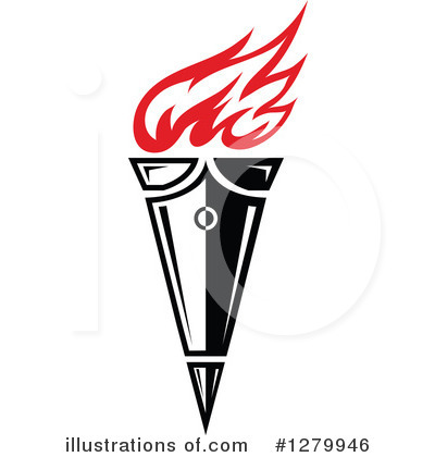 Royalty-Free (RF) Torch Clipart Illustration by Vector Tradition SM - Stock Sample #1279946