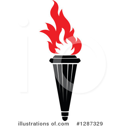 Royalty-Free (RF) Torch Clipart Illustration by Vector Tradition SM - Stock Sample #1287329