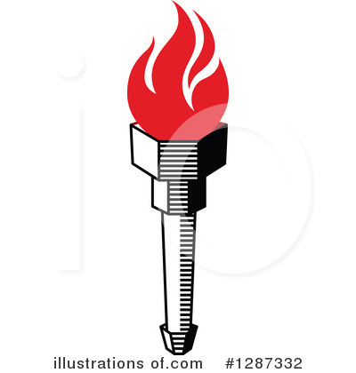 Royalty-Free (RF) Torch Clipart Illustration by Vector Tradition SM - Stock Sample #1287332