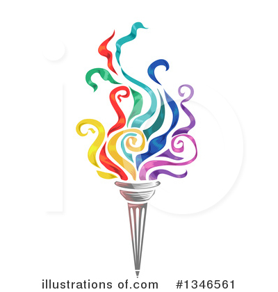 Royalty-Free (RF) Torch Clipart Illustration by BNP Design Studio - Stock Sample #1346561