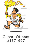 Torch Clipart #1371667 by Clip Art Mascots